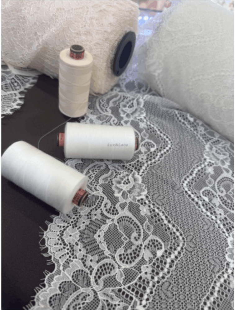 Нитки швейные AMANN Saba 120/1000м  - 1000- жемчужный белый